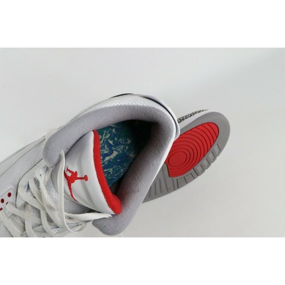 Nike Air Jordan 3 Retro JTH Super Bowl Andre Drummond Game Worn Shoes 18 White main image 7